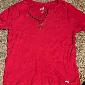 Hollister Red Crop Top